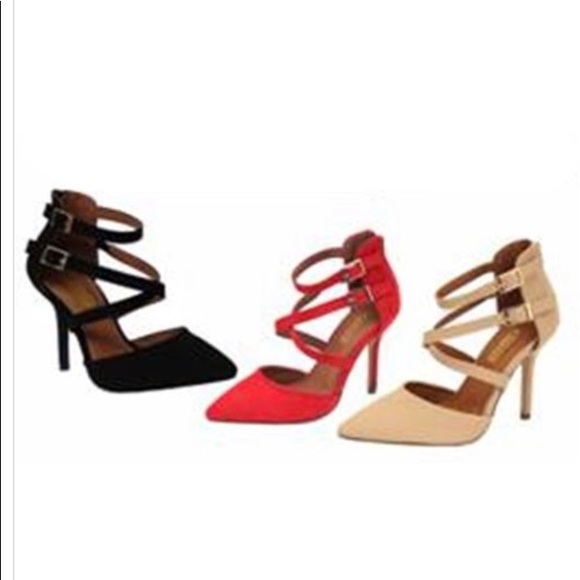 Women red heels - Picture 2 of 4